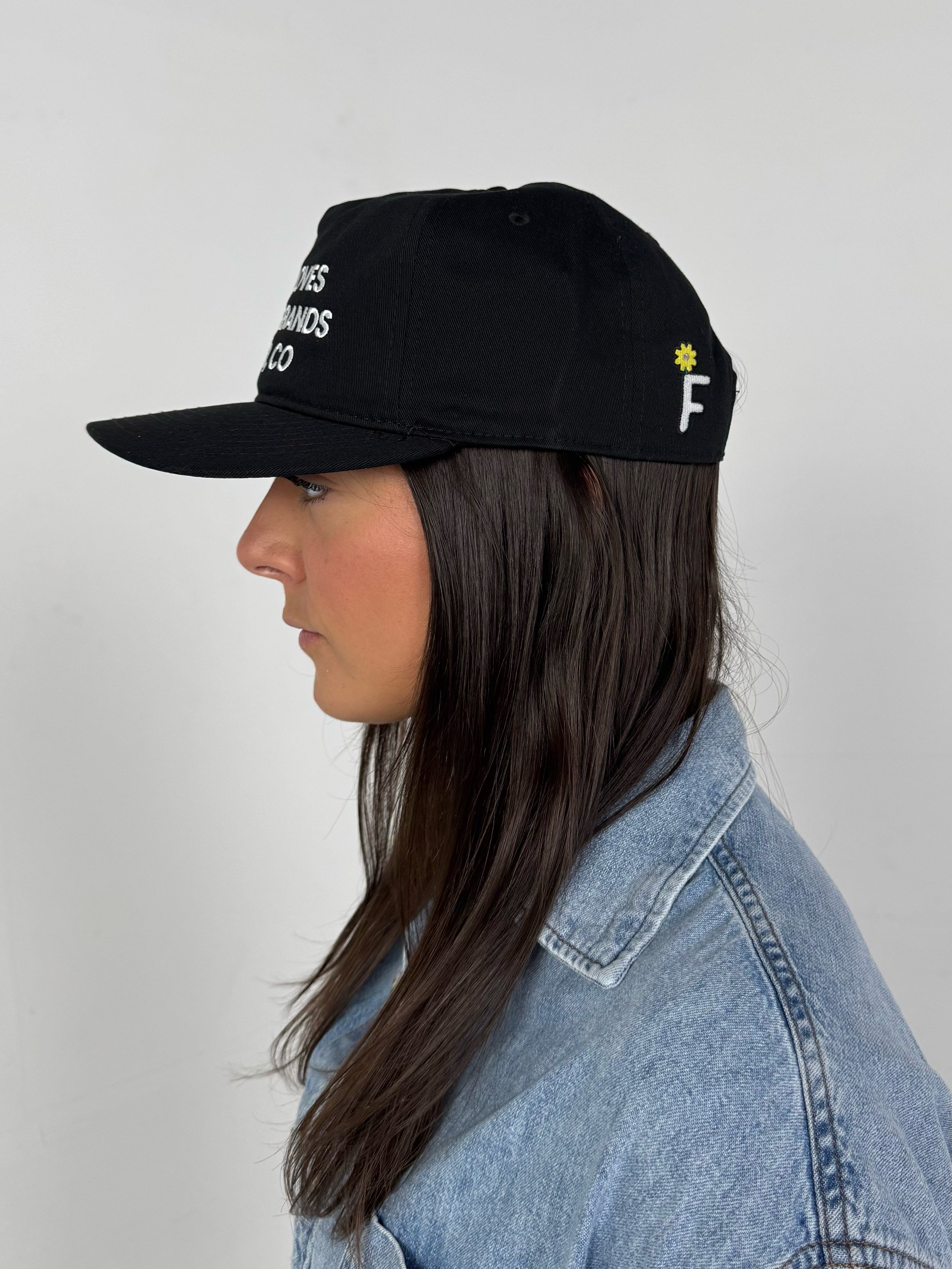 GOD LOVES GARAGE BANDS SNAPBACK - Black