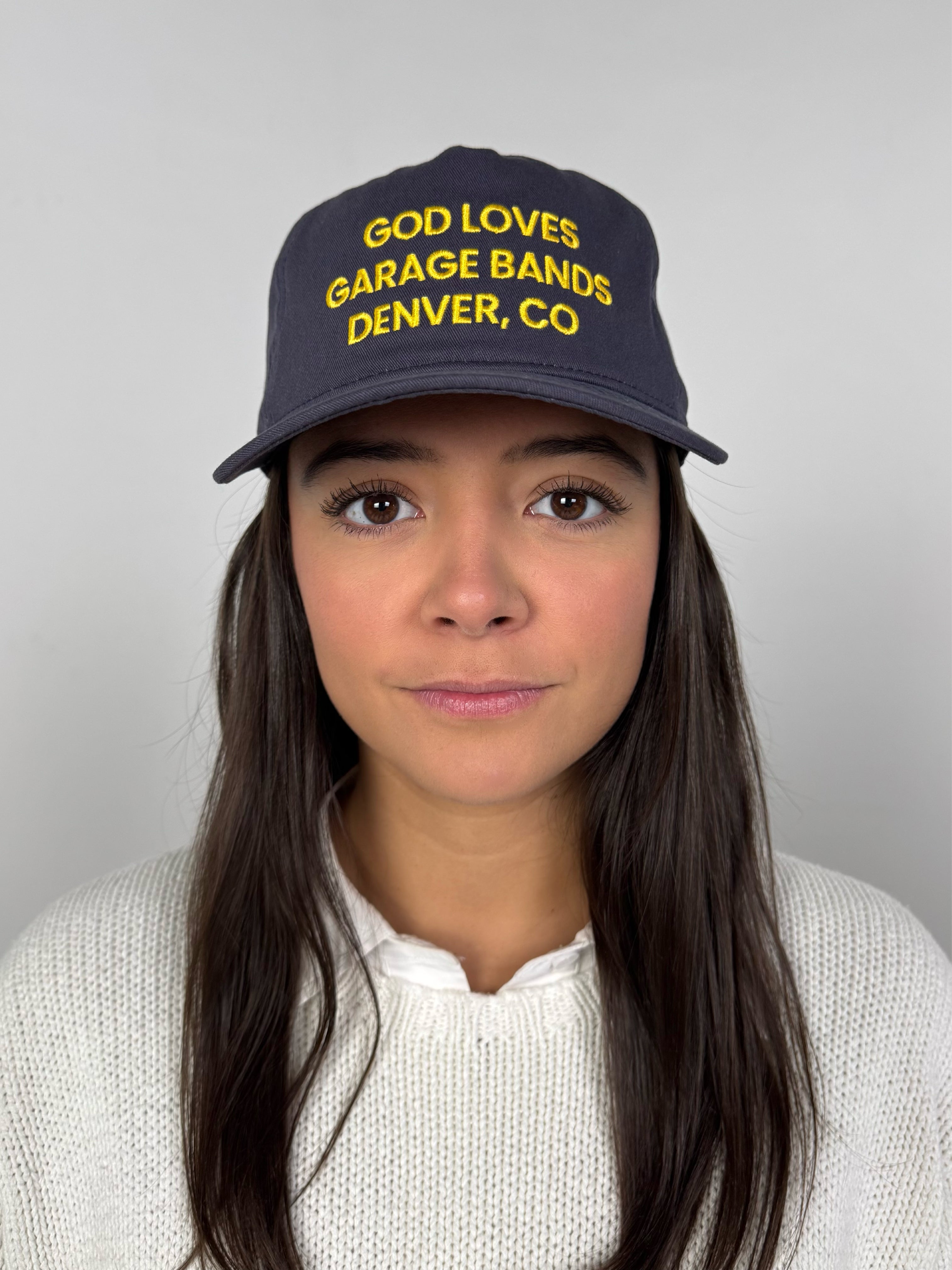 GOD LOVES GARAGE BANDS SNAPBACK - Navy