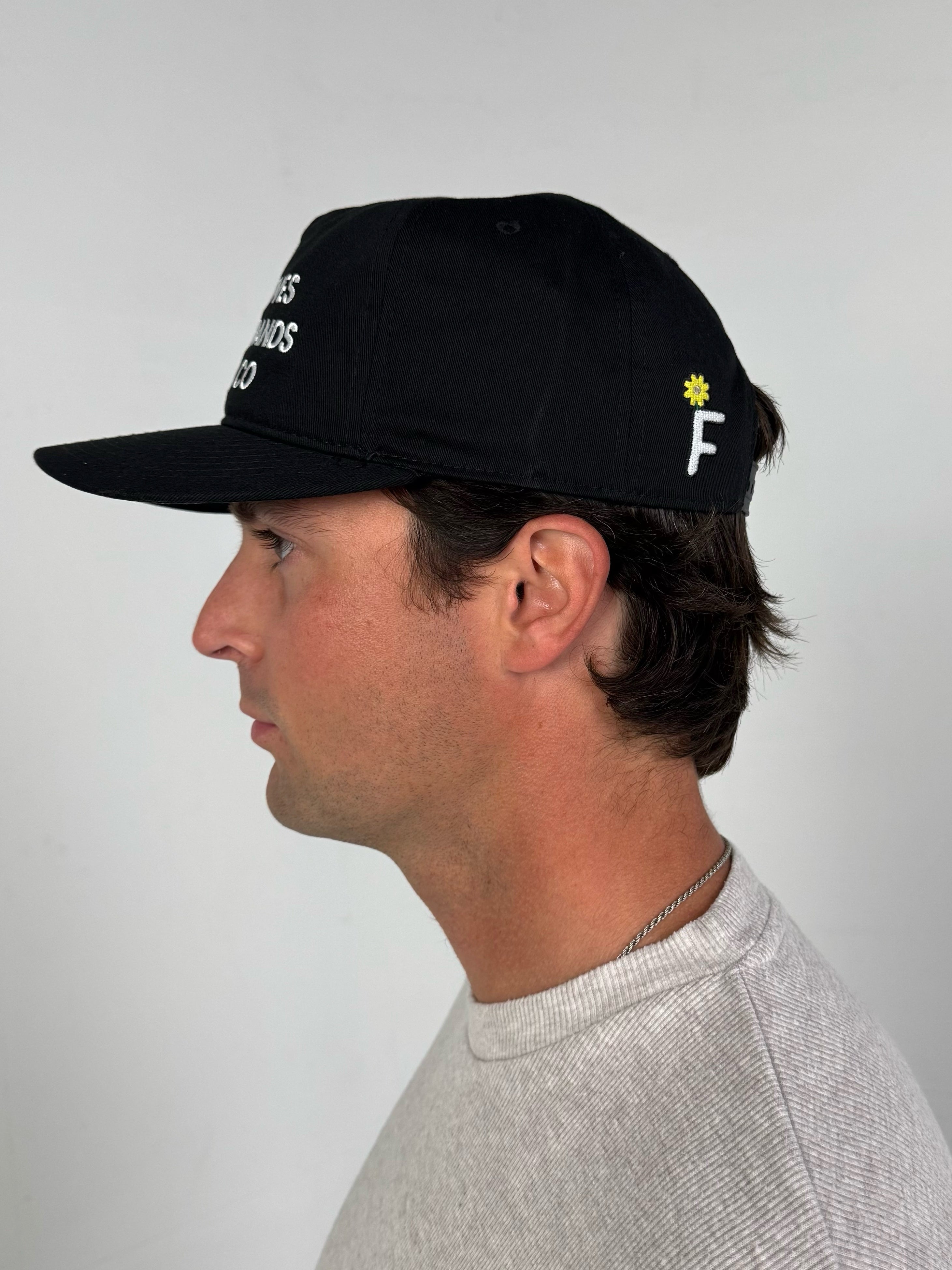 GOD LOVES GARAGE BANDS SNAPBACK - Black