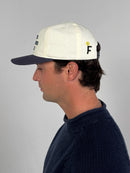 GOD LOVES GARAGE BANDS SNAPBACK - Cream / Navy