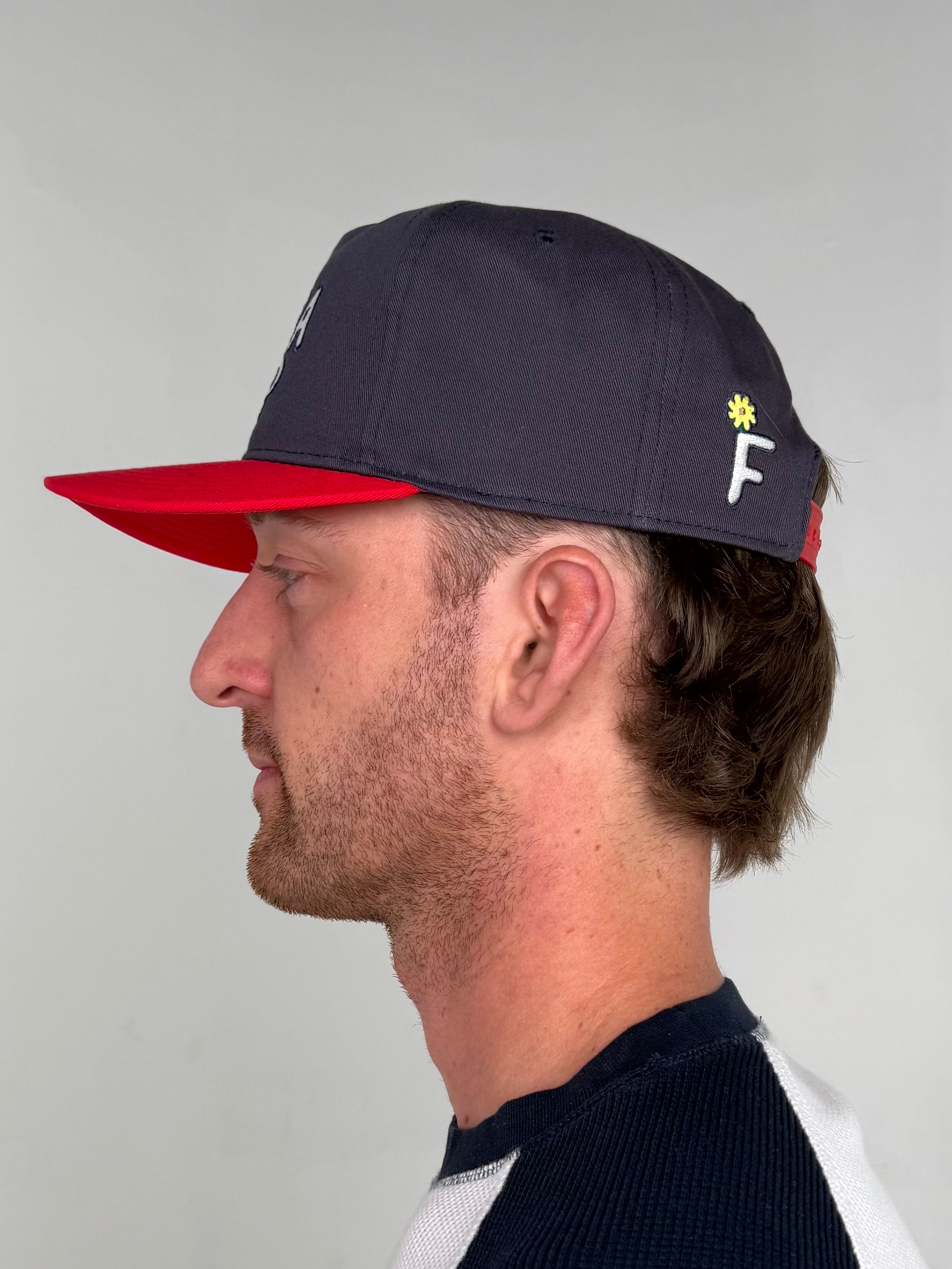FLORA SHOP CLASSIC SNAPBACK - Red / Blue