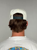 GOD LOVES GARAGE BANDS SNAPBACK - Cream / Hunter Green