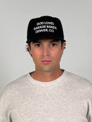 GOD LOVES GARAGE BANDS SNAPBACK - Black