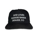 GOD LOVES GARAGE BANDS SNAPBACK - Black