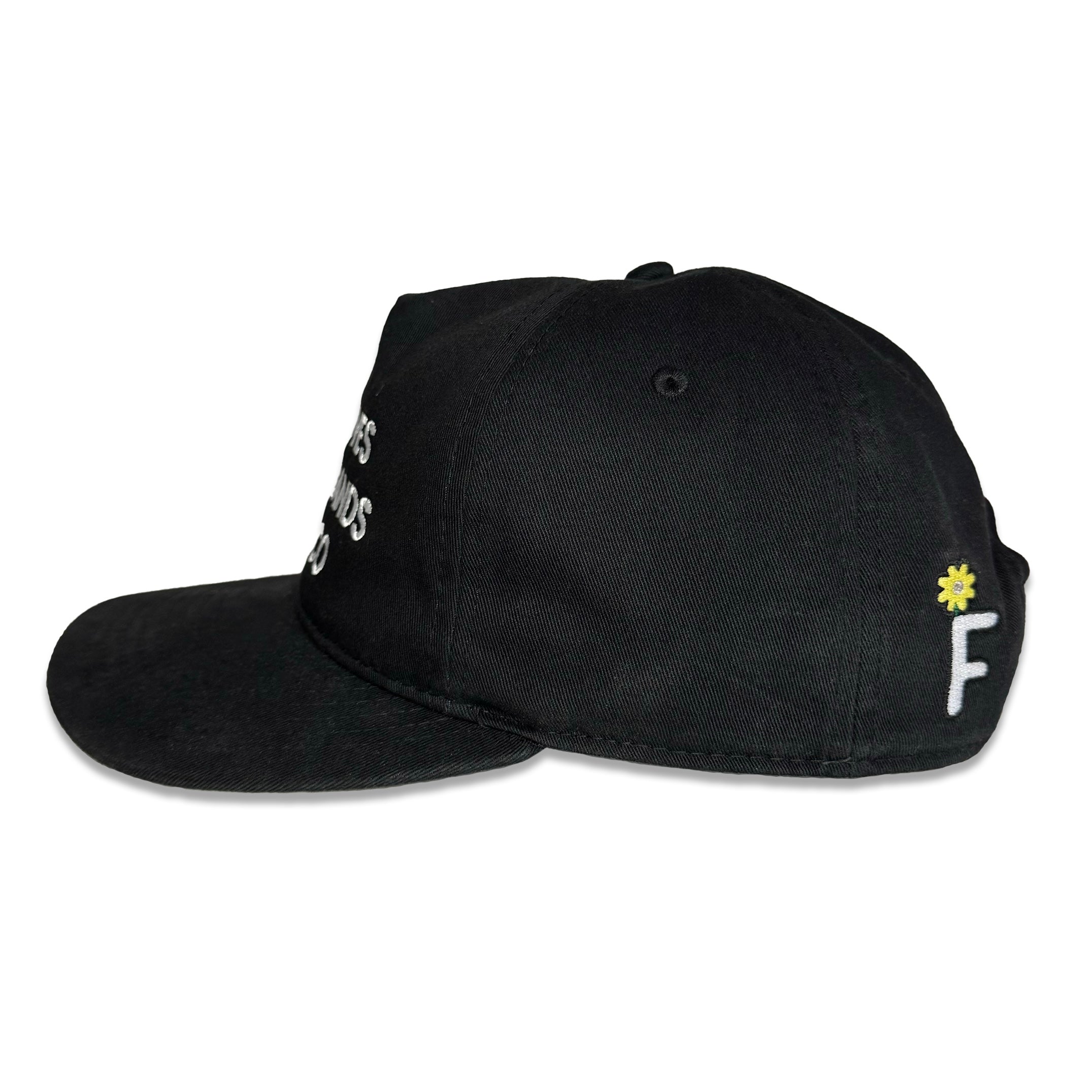 GOD LOVES GARAGE BANDS SNAPBACK - Black