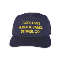 GOD LOVES GARAGE BANDS SNAPBACK - Navy