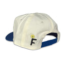 GOD LOVES GARAGE BANDS SNAPBACK - Cream / Royal Blue
