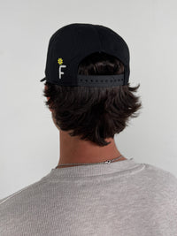 GOD LOVES GARAGE BANDS SNAPBACK - Black