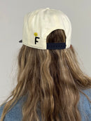 GOD LOVES GARAGE BANDS SNAPBACK - Cream / Navy